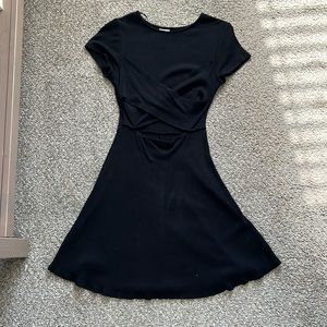 Francesca’s Black Cutout Dress, XS